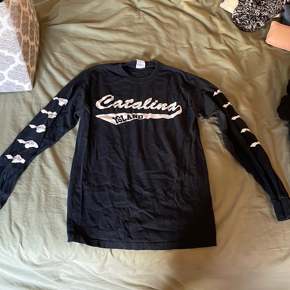 Long Sleeve T-Shirt - Catalina Island, Avalon, Size S